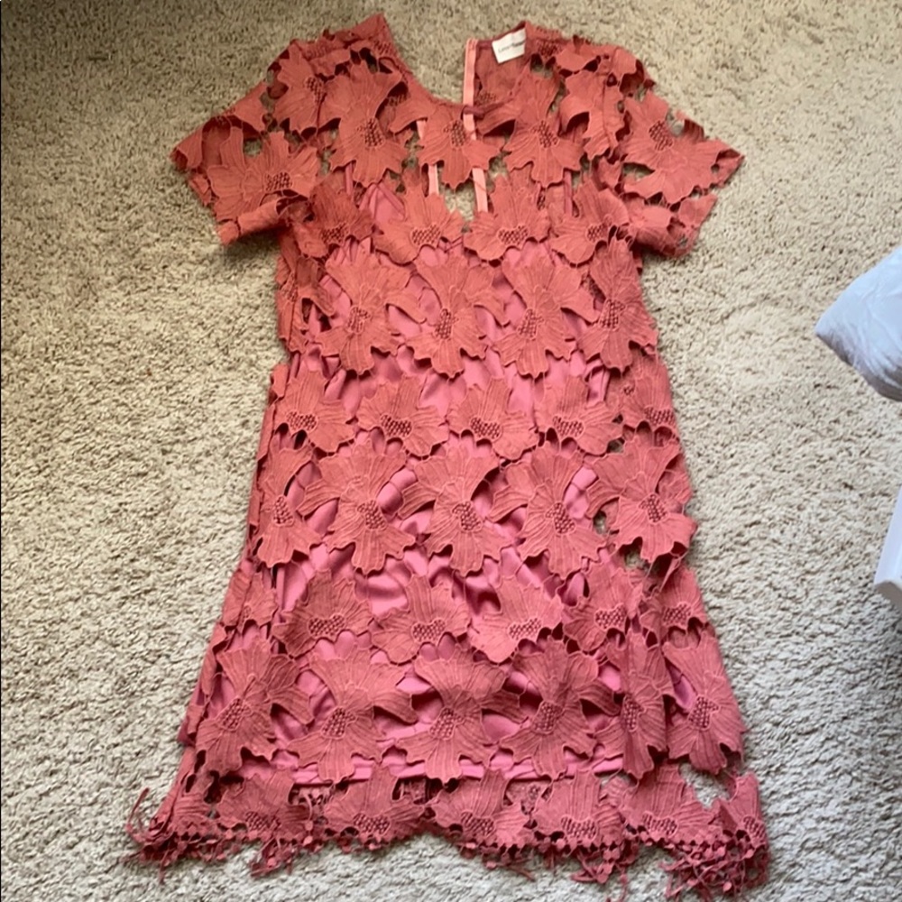 Peach dress